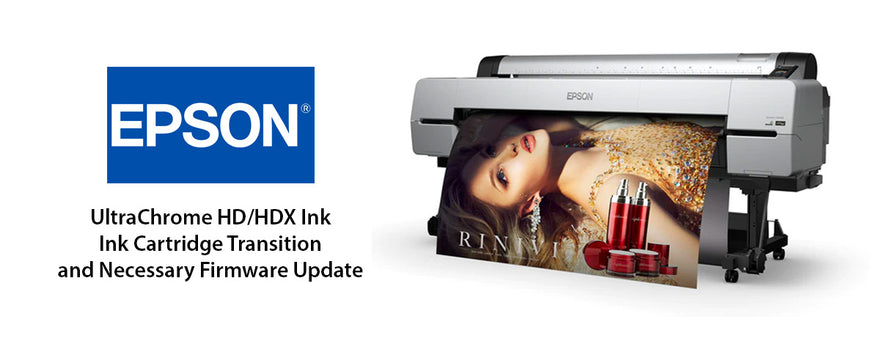 Epson SureColor® Cartridge Transition and Necessary Firmware Update