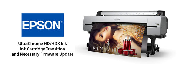 Epson SureColor® Cartridge Transition and Necessary Firmware Update