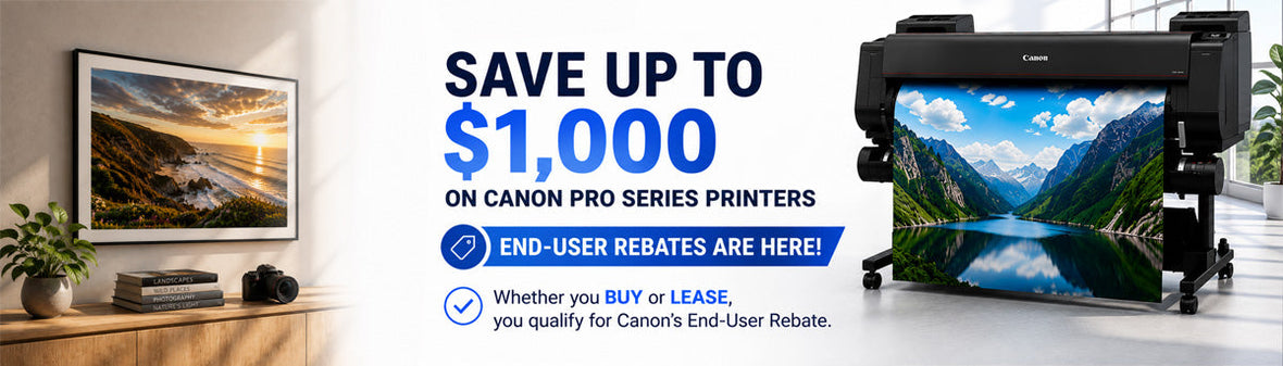 Save Up to $1,000 with Canon's PRO Series End-User Rebate Promotion