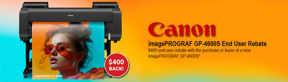 April 2026 Canon Printer Promotion: Save $400 on the GP-4600S