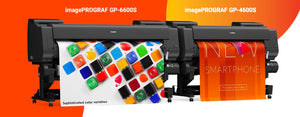 New ink configuration plus production printing features for the imagePROGRAF GP-6600S and GP-4600S line of large-format inkjet printers