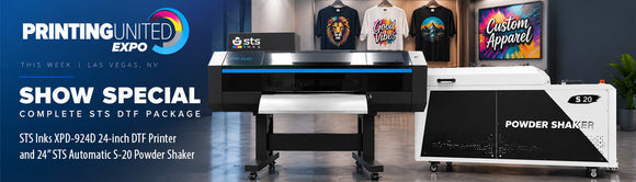 PRINTING United Show Special: Save Almost $8,000 on the Complete STS Inks DTF Production Package