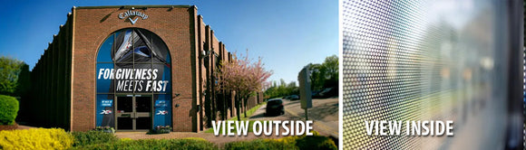 Transform Your Windows with Midwest Inket's 70/30 Perforated Window Vinyl with Removable PSA