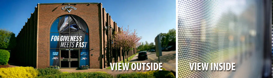 Transform Your Windows with Midwest Inket's 70/30 Perforated Window Vinyl with Removable PSA