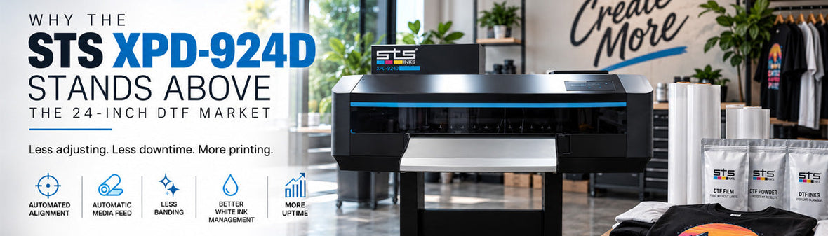 Why the STS XPD-924D Is One of the Best 24-Inch DTF Printers for Production