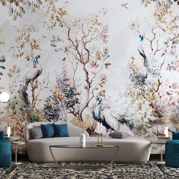 KernowJet Bright Silver Non-Woven Wallcovering