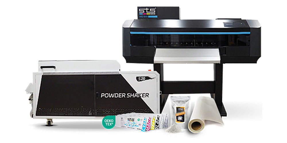 STS 24” XPD 924 DTF Printer and 24″ STS Automatic S-20 Powder Shaker