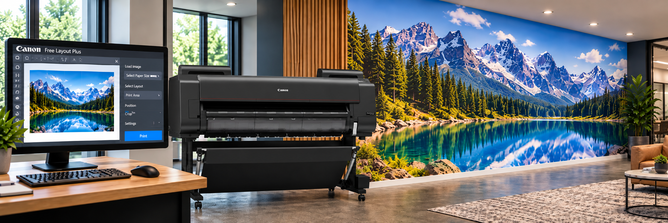 Print Wall Murals with Canon imagePROGRAF