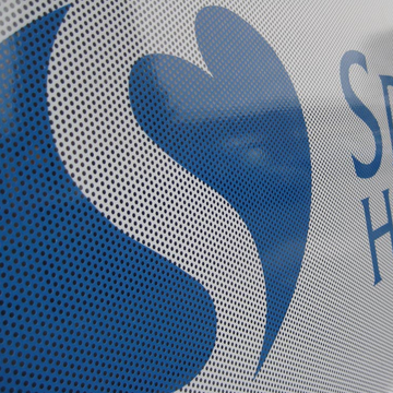 Midwest inkjet 60/40 Perforated Window Vinyl with Removable Adhesive SUV