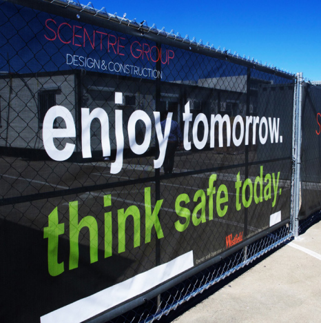 Midwest Inkjet 50/50 Mesh Banner with Removable Liner SUV