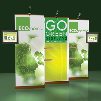 retractable banner stands with graphics on blockout polypropylene