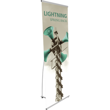 Lightning Spring Back Banner Stand - 0