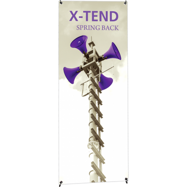 X-Tend 4 Spring Back Banner Stand