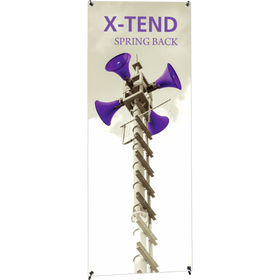 X-Tend 4 Spring Back Banner Stand